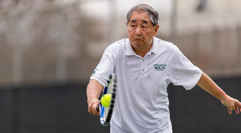 TC Chang of Houston proves your never too old for tennis.  At 82 years old, he remains active on the tennis scene.