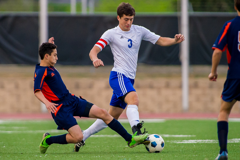 The John Jay Mustangs (4-3-5) upset top ranked Brandeis Broncos (11-0-1) in NISD district play.  More photos of the game are here.